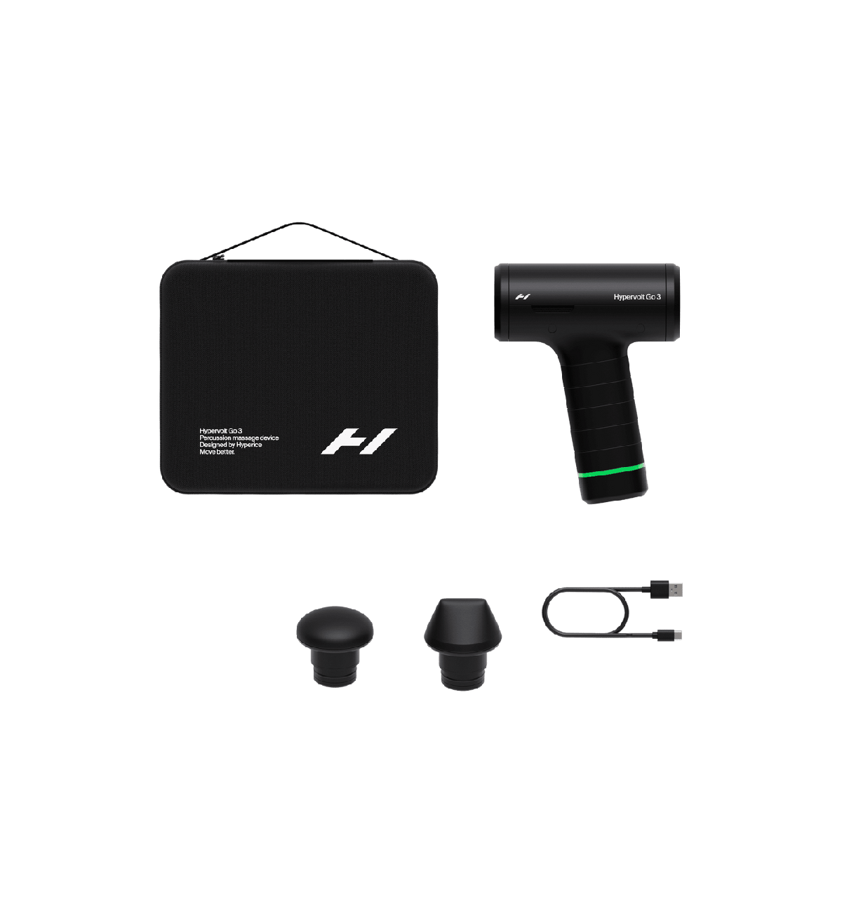 Dispositivo con testine, custodia e cavo USB-C
